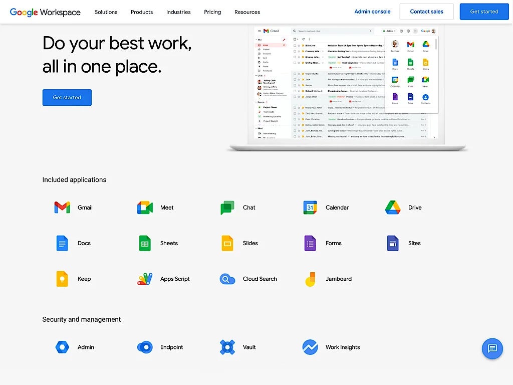 Google Workspace apps.